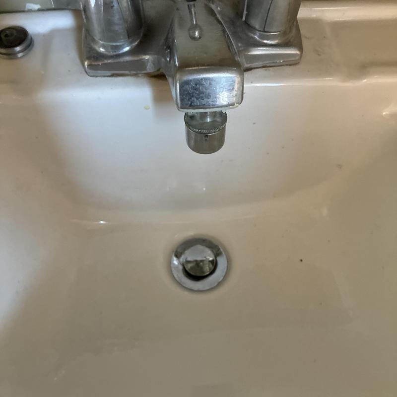Bathroom sink pop-up drain assembly replacement