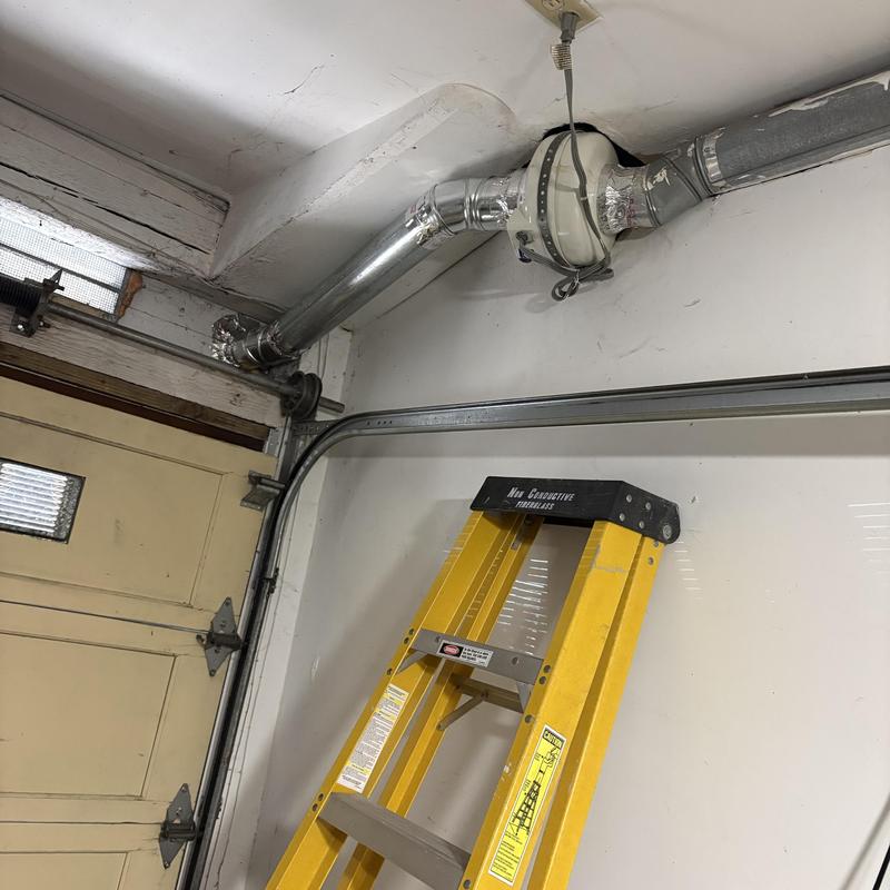 Dryer vent piping with adjustable fittings installation