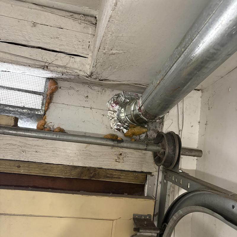 Dryer vent pipe with sealed exterior wall connection