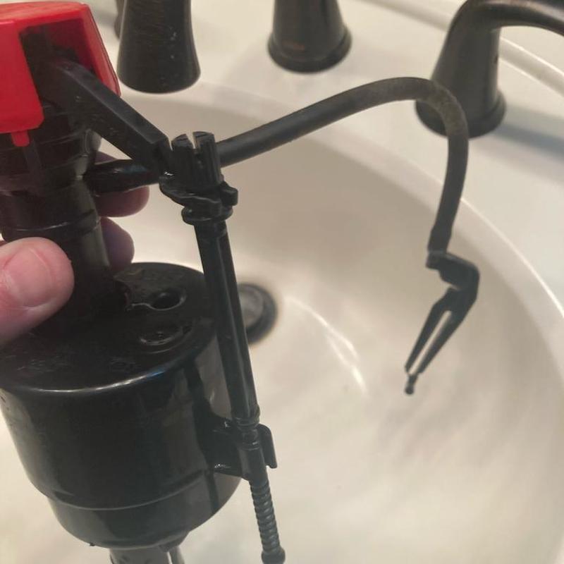 Toilet fill valve replacement new part detail Toilet fill valve replacement new part detail