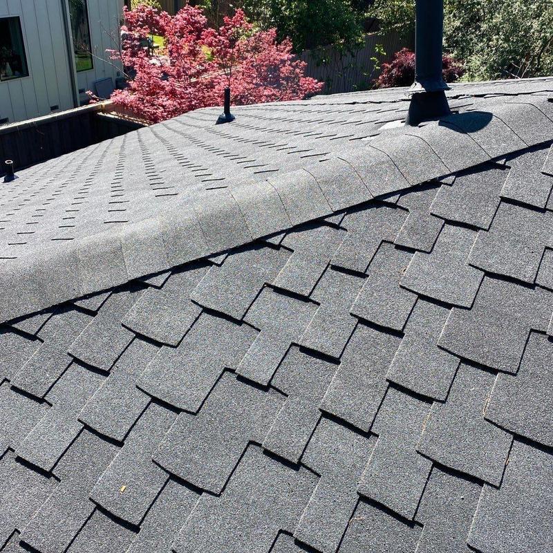 Charcoal GAF Grand Sequoia asphalt shingle roof