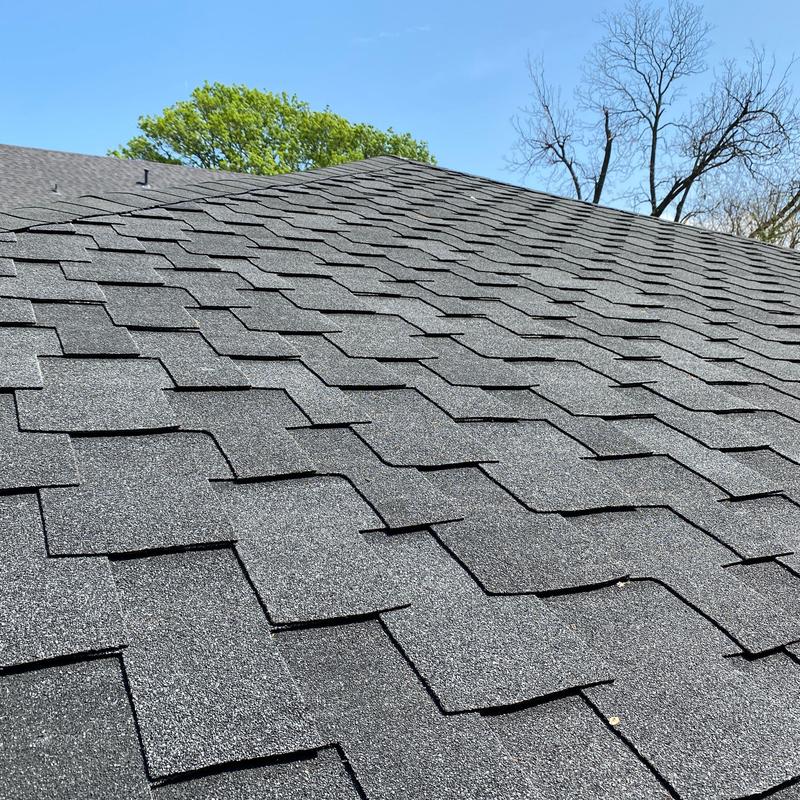 GAF Grand Sequoia Charcoal roof shingles installation