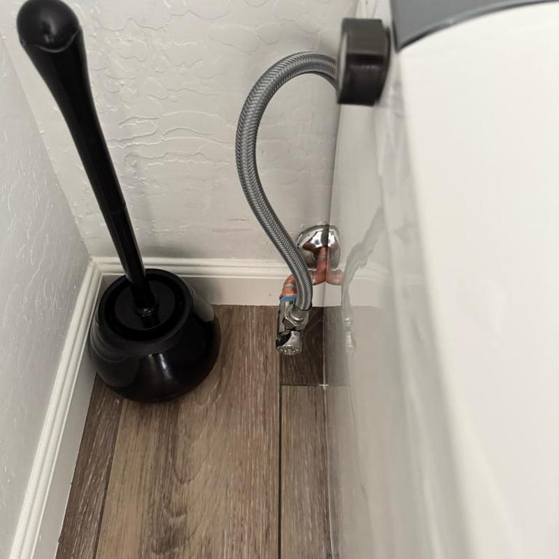 Bidet toilet angle stop with new copper fittings Bidet toilet angle stop with new copper fittings