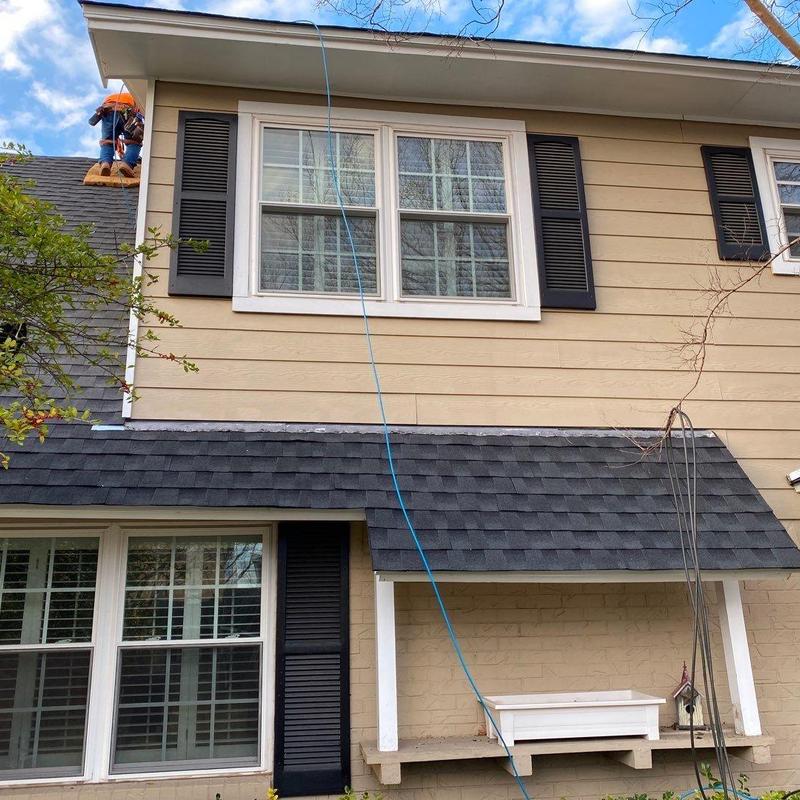 Charcoal GAF Timberline shingle roof replacement