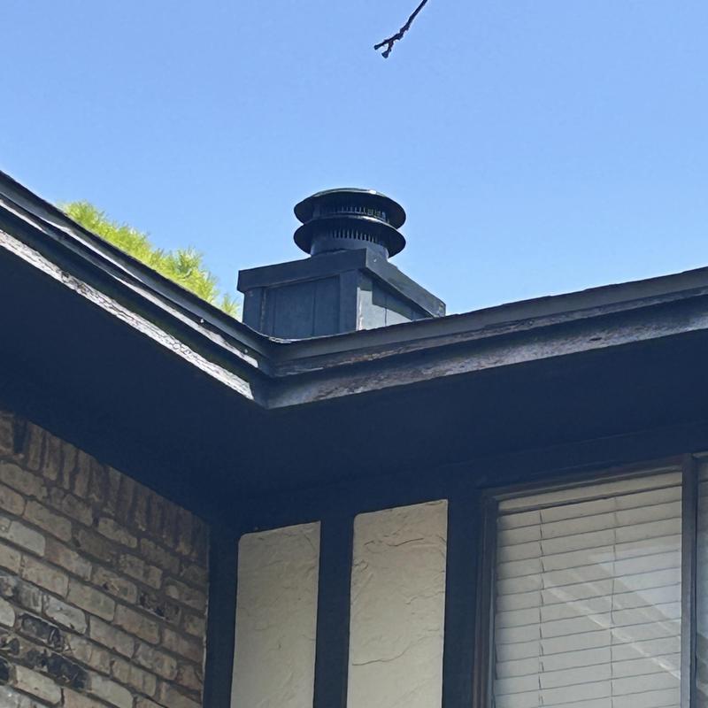 Chimney cap refurbish and sealing on home roof