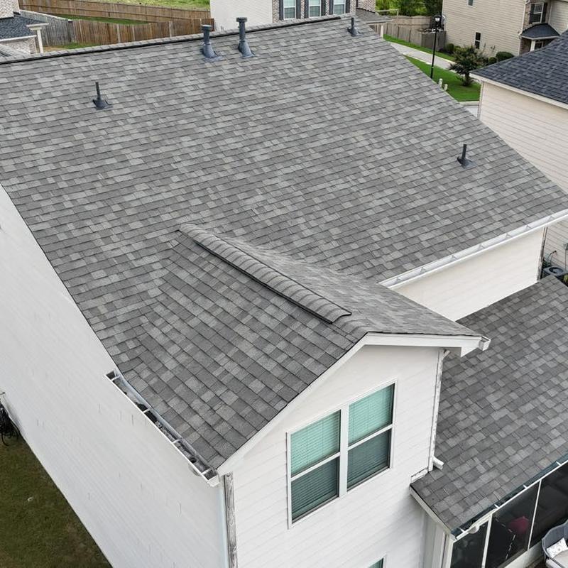 Estate Grey Owens Corning Oak Ridge roof shingles installation