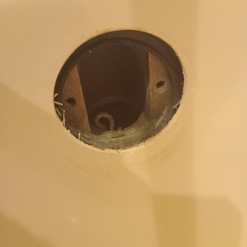 Bathroom secondary pipe line opening in wall cavity Bathroom secondary pipe line opening in wall cavity