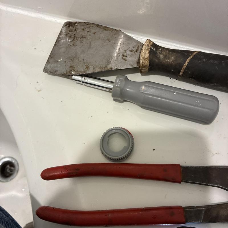 Price Pfister shower valve temperature control knob with tools