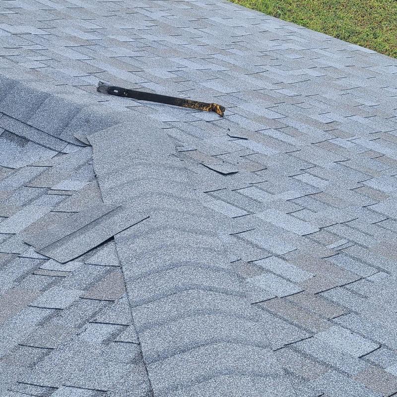 Shingle roof with sealed ridge line in Cape Coral FL