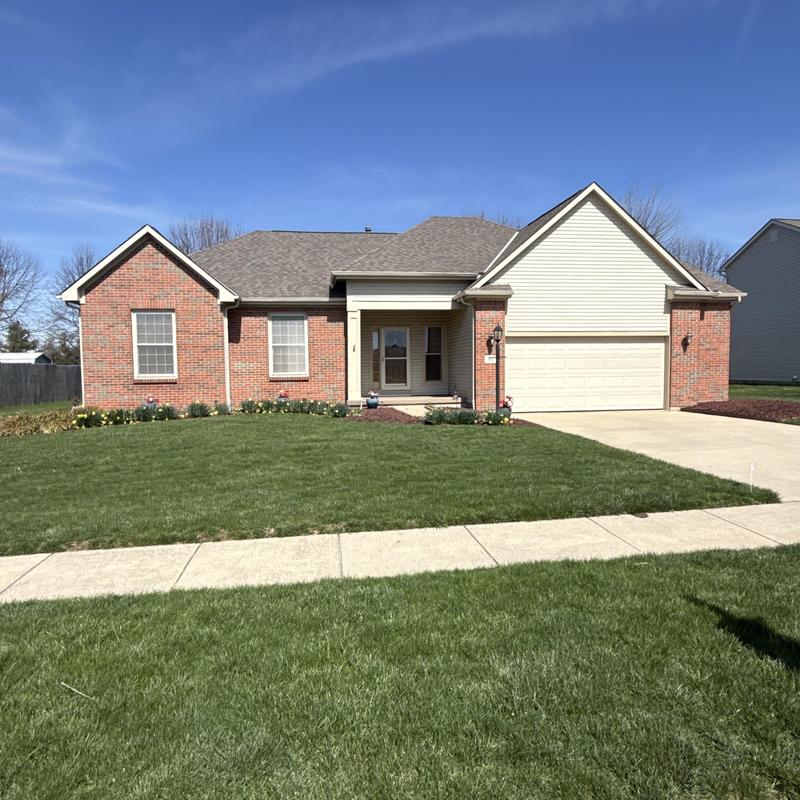 Asphalt shingle roof with missing and creased shingles Asphalt shingle roof with missing and creased shingles