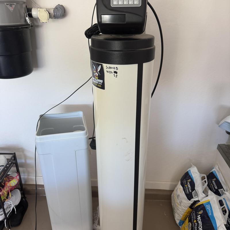 Water softener unit installation in Goodyear, Arizona