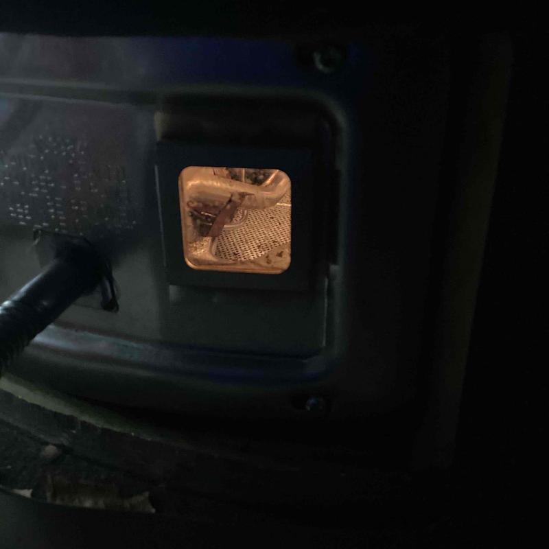 Gas water heater pilot light relit in dark room