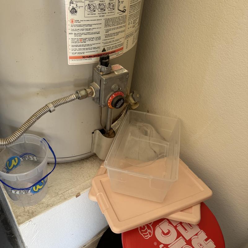 50-gallon gas water heater temperature control valve