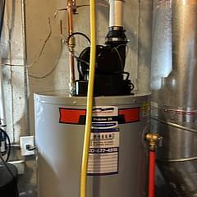 50 gallon natural gas water heater with power vent