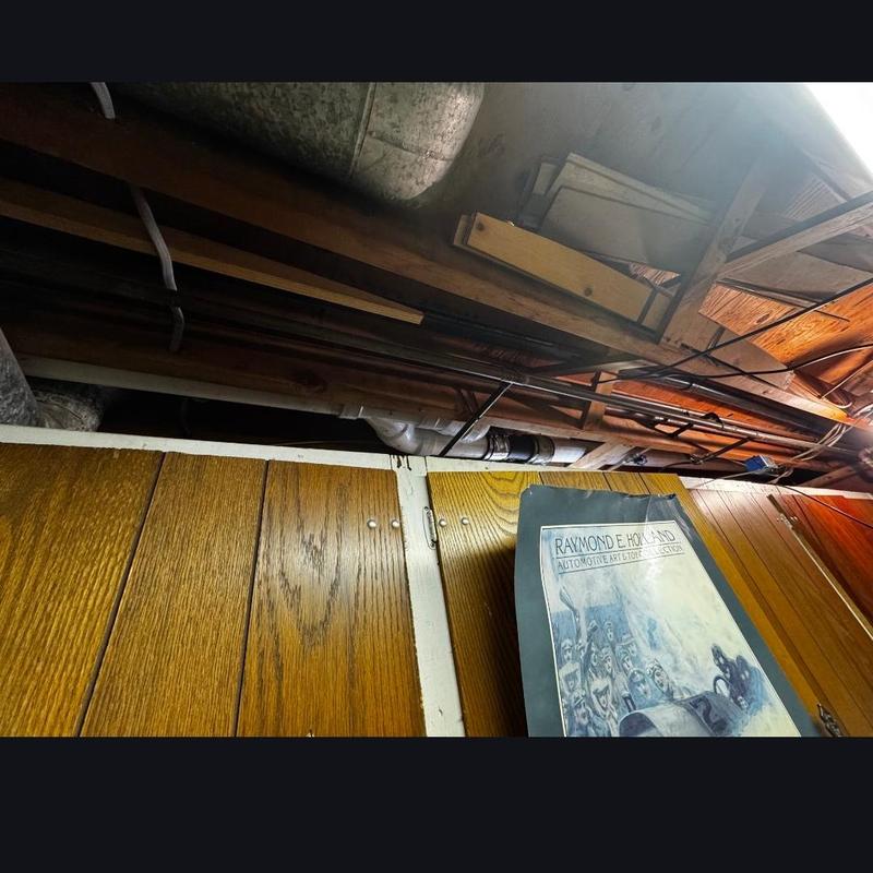 Toilet flange and PVC pipe replacement in basement ceiling