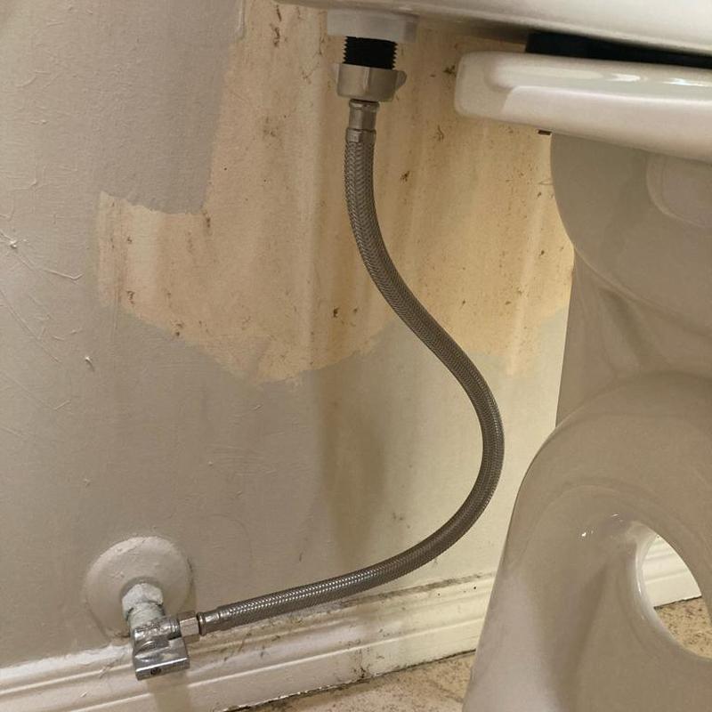 Kohler toilet water supply line with valve installation Kohler toilet water supply line with valve installation