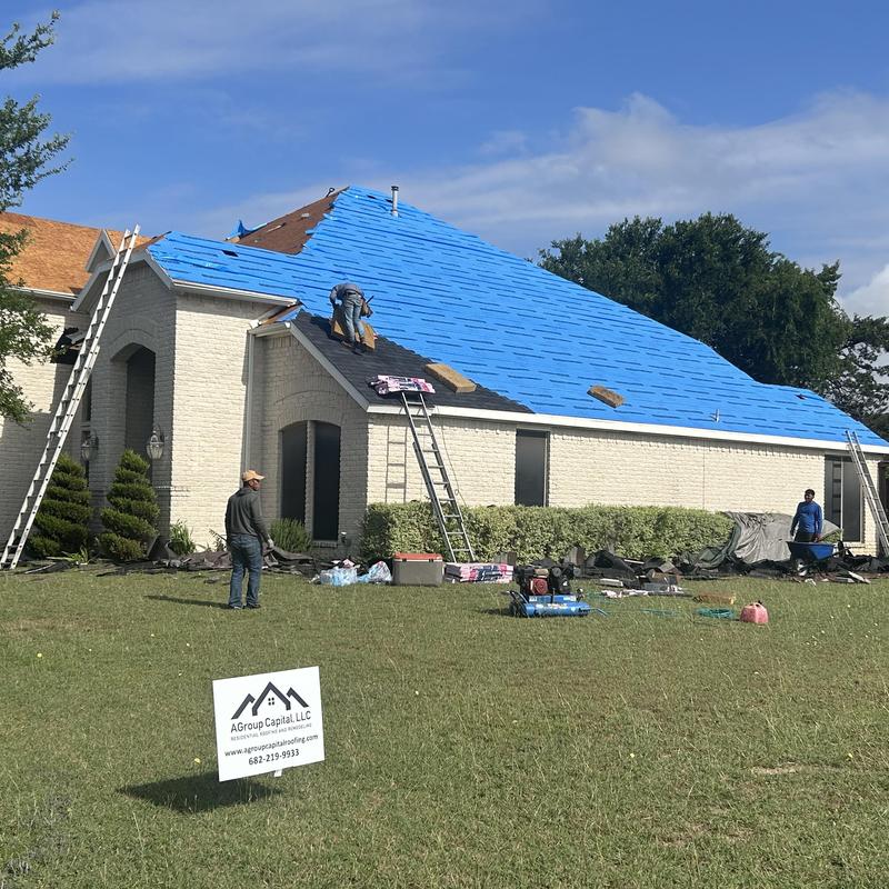 Owens Corning shingle roof with synthetic underlayment installation