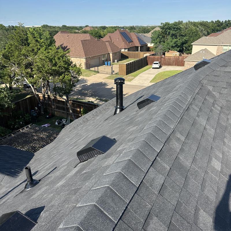 Owens Corning Onyx Black roof shingles installation