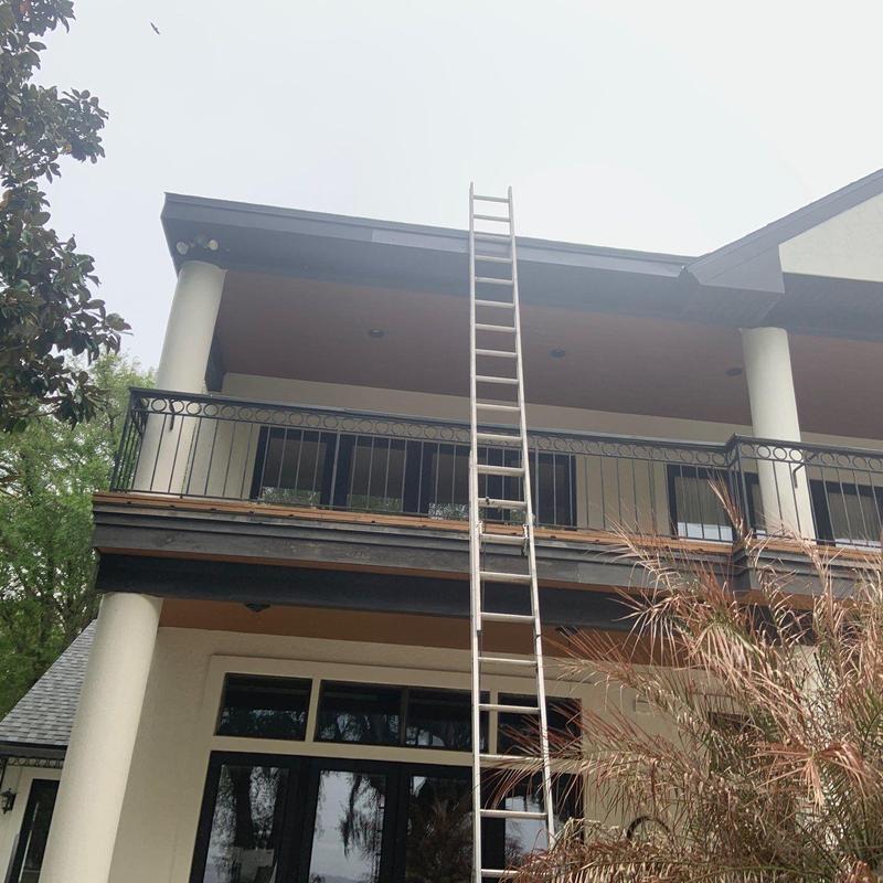 Aluminum fascia cladding metal installation exterior