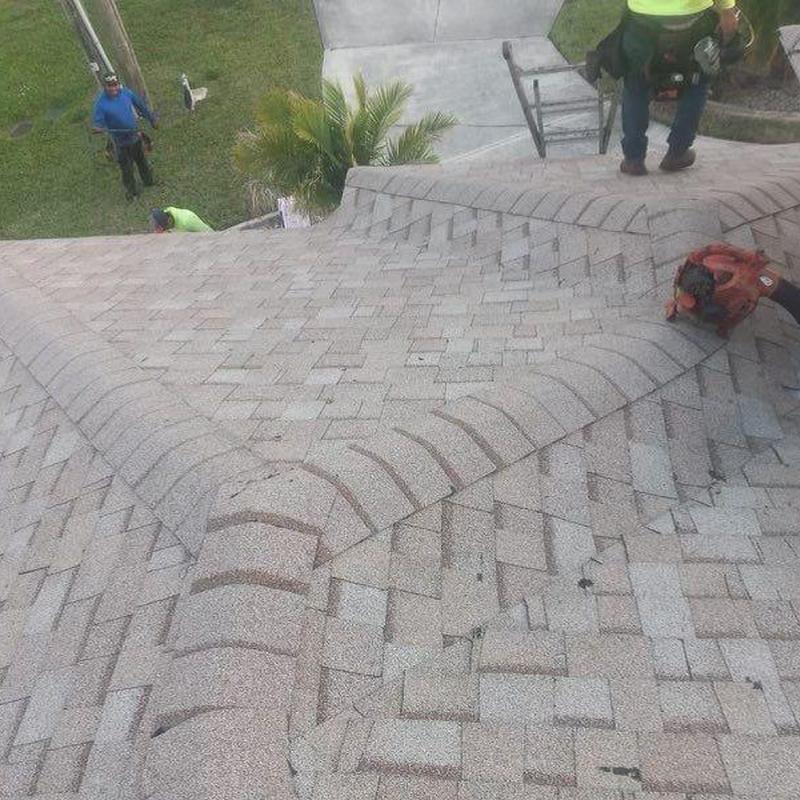 Owens Corning Duration shingle roof installation vista