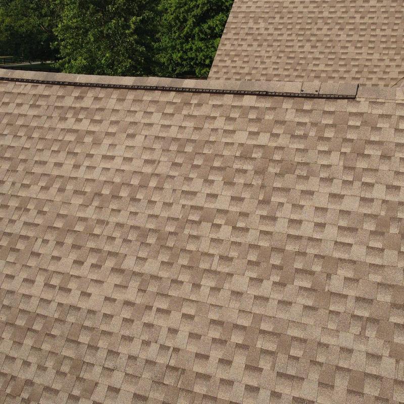 Architectural shingle roof with upgraded underlayment and flashing