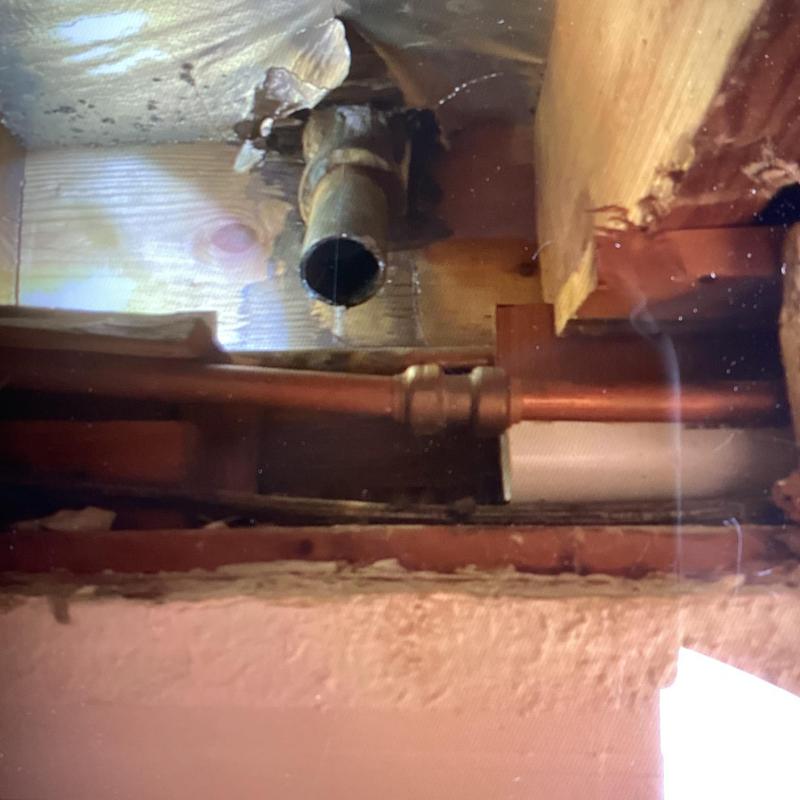 Kitchen sink drain pipe replacement under cabinet