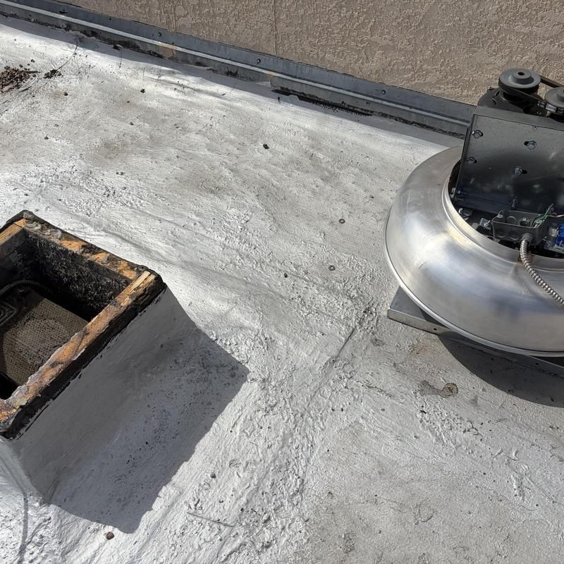 Exhaust fan rooftop removal and replacement system