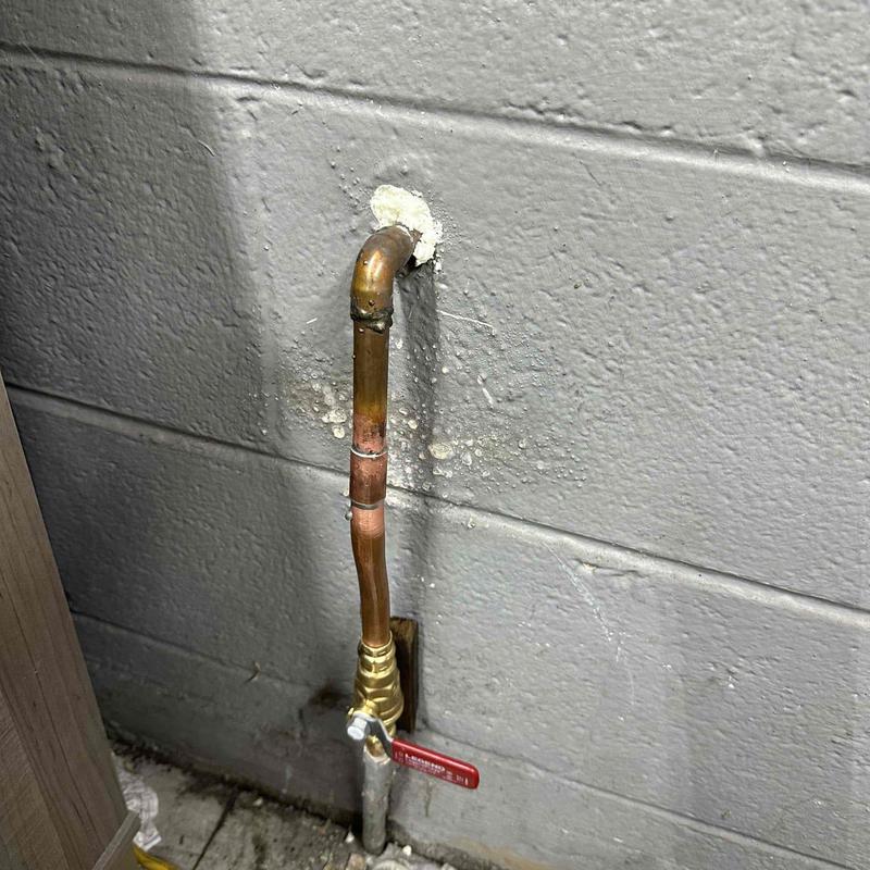 Outside faucet shut off valve with press ball valve replacement