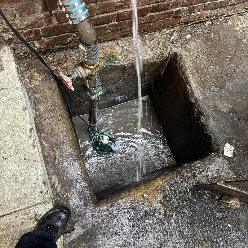 Zoeller sump pump with new float switch installation