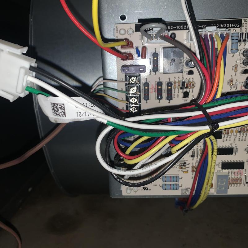 Furnace control board with wiring bundle and connectors