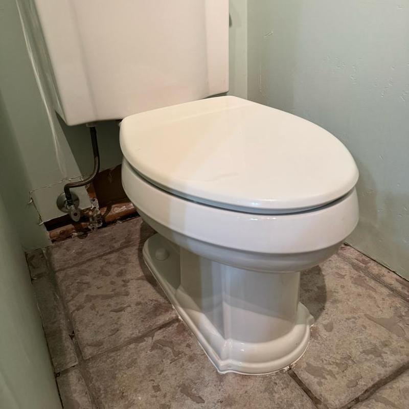 Toilet base with new silicone seal in Queen Creek, AZ Toilet base with new silicone seal in Queen Creek, AZ