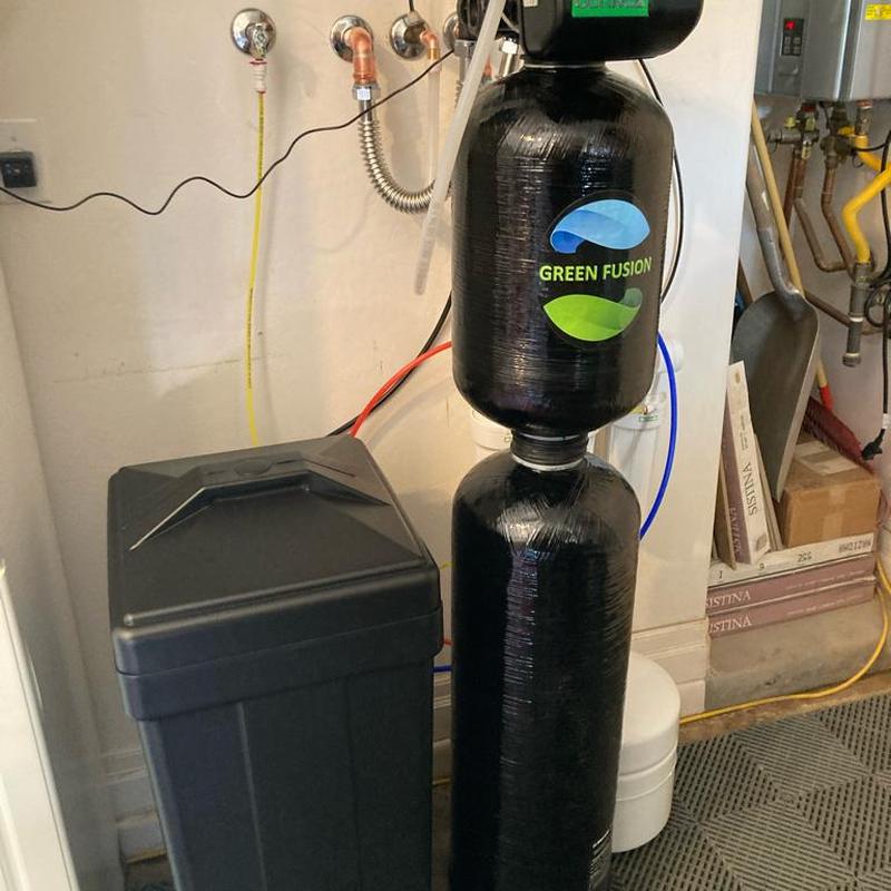 Green Fusion 1000 water softener installation in Queen Creek