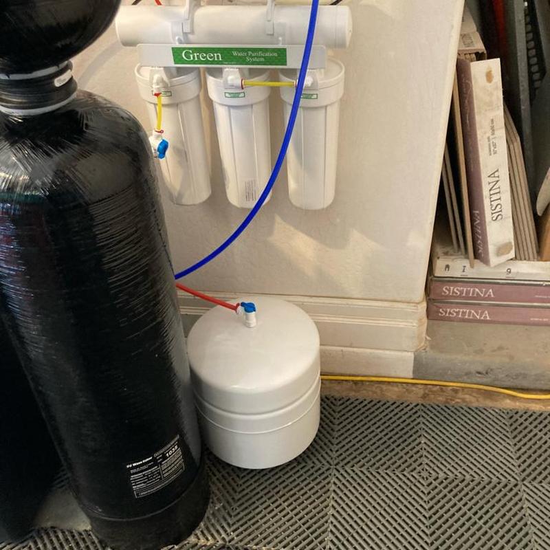 Green 5 Stage RO System with Alkaline Filter Installation
