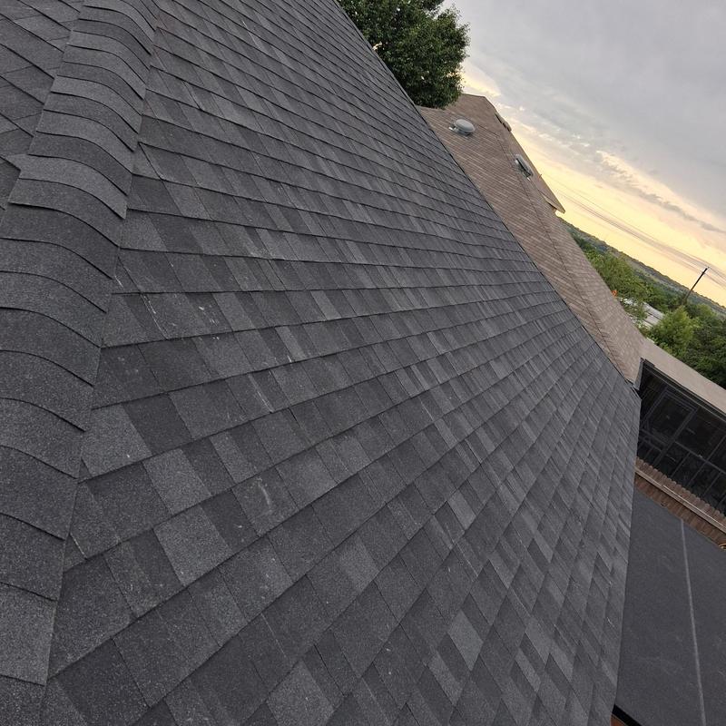 Onyx Black Owens Corning architectural roof shingles
