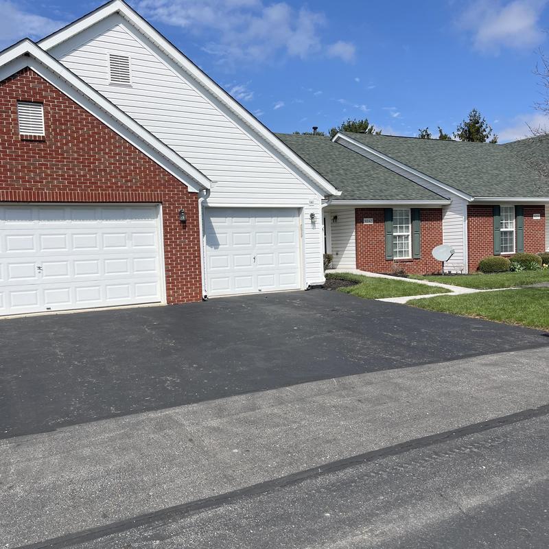 Fascia trim on residential garage exterior wall Fascia trim on residential garage exterior wall