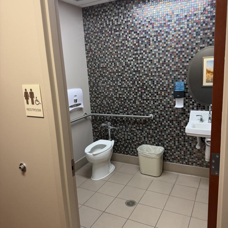 Main line toilet and sink in commercial restroom Main line toilet and sink in commercial restroom