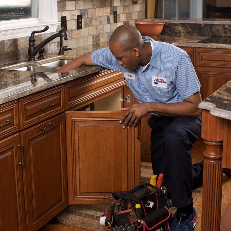 Kitchen sink drain inspection and plumbing tools