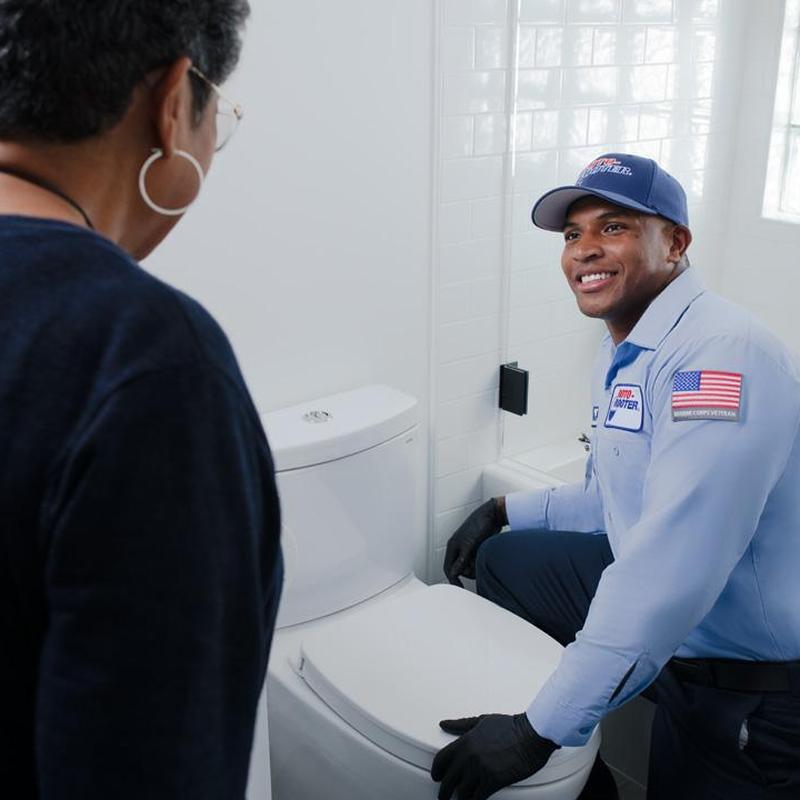 Toilet system inspection and customer consultation