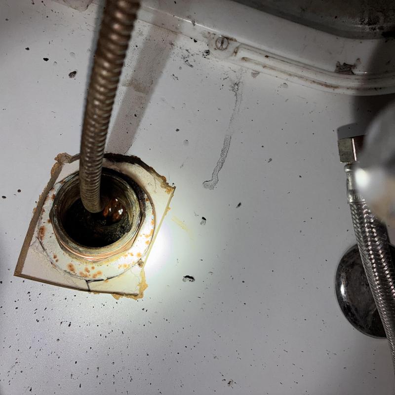 Basin sink drain cabling and clearing blockage