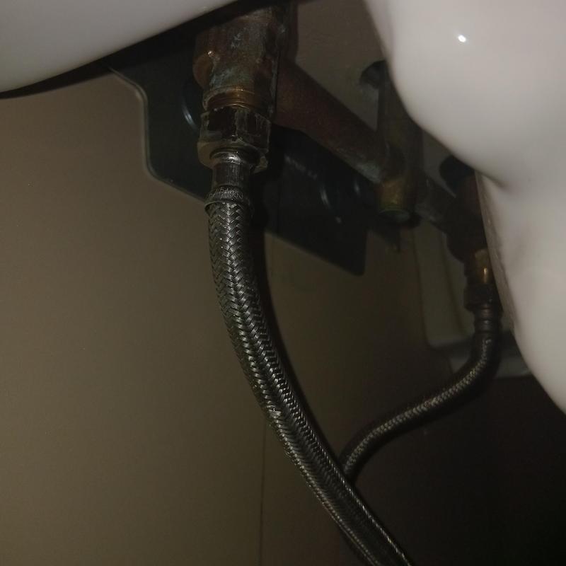 Flexible water supply lines under sink in Fairfield NJ Flexible water supply lines under sink in Fairfield NJ