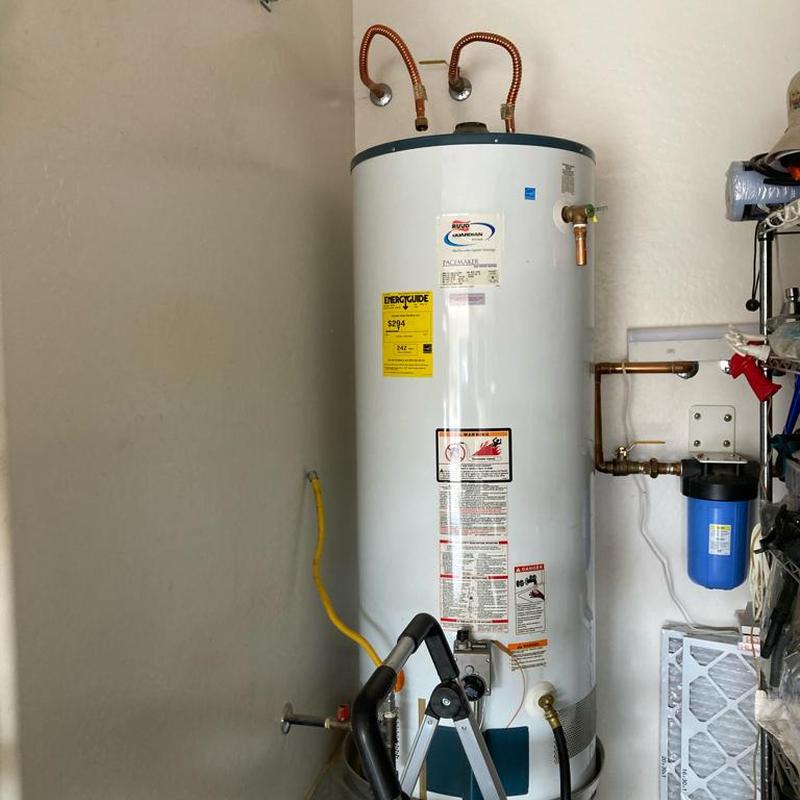 Bradford White 50-gal gas water heater installation