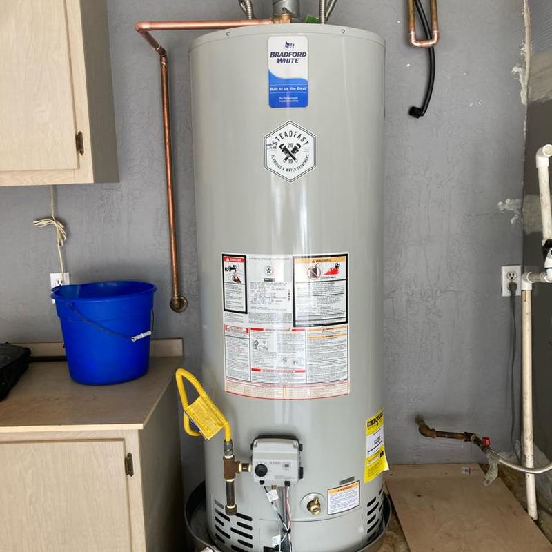 Bradford White 50 gallon gas water heater installation