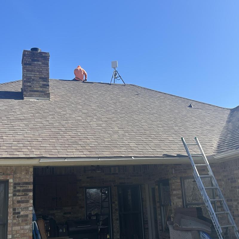 Owens Corning teak architectural shingle roof installation