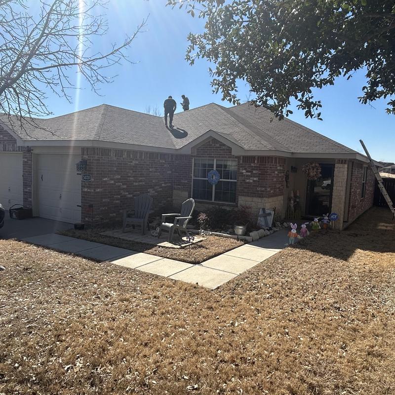 Asphalt shingle roof inspection in Fort Worth, TX
