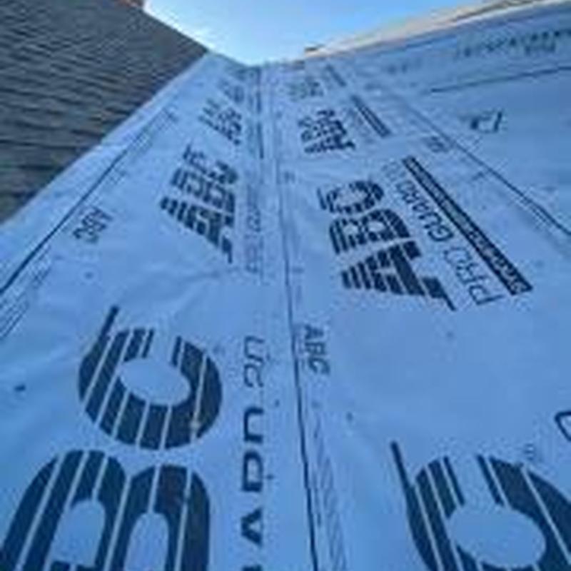 Synthetic roofing underlayment installation on roof deck