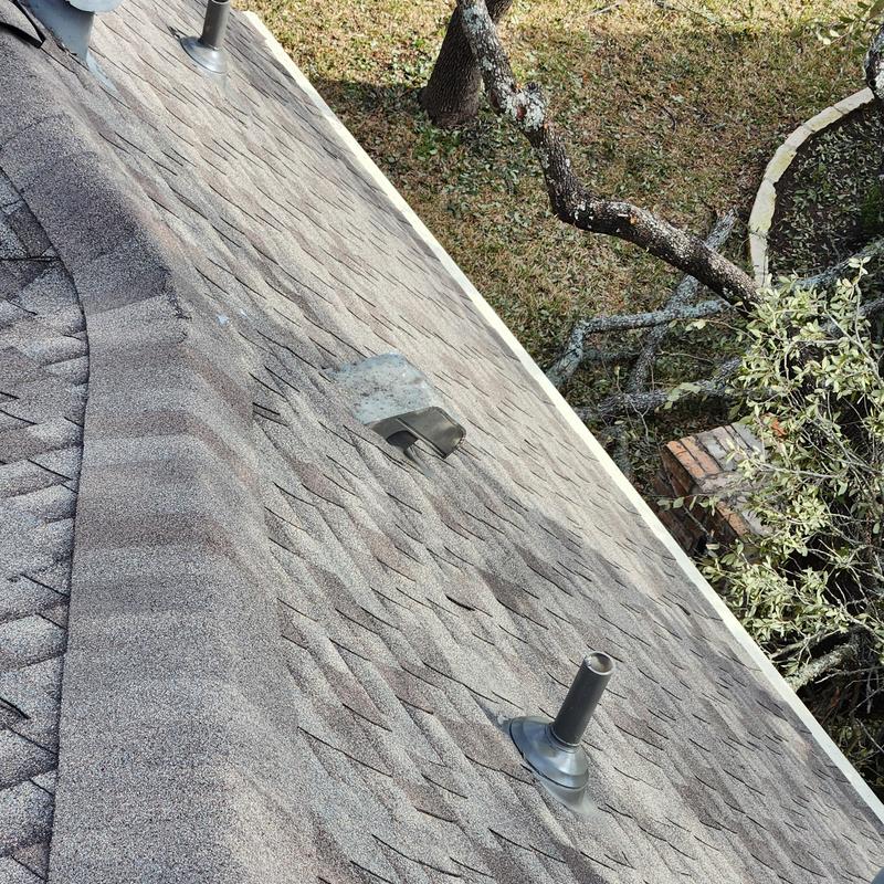 Plumbing boot and shingle replacement on roof Plumbing boot and shingle replacement on roof