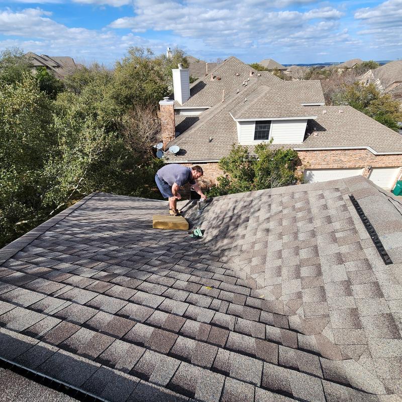 30-year field shingles on residential roof repair 30-year field shingles on residential roof repair