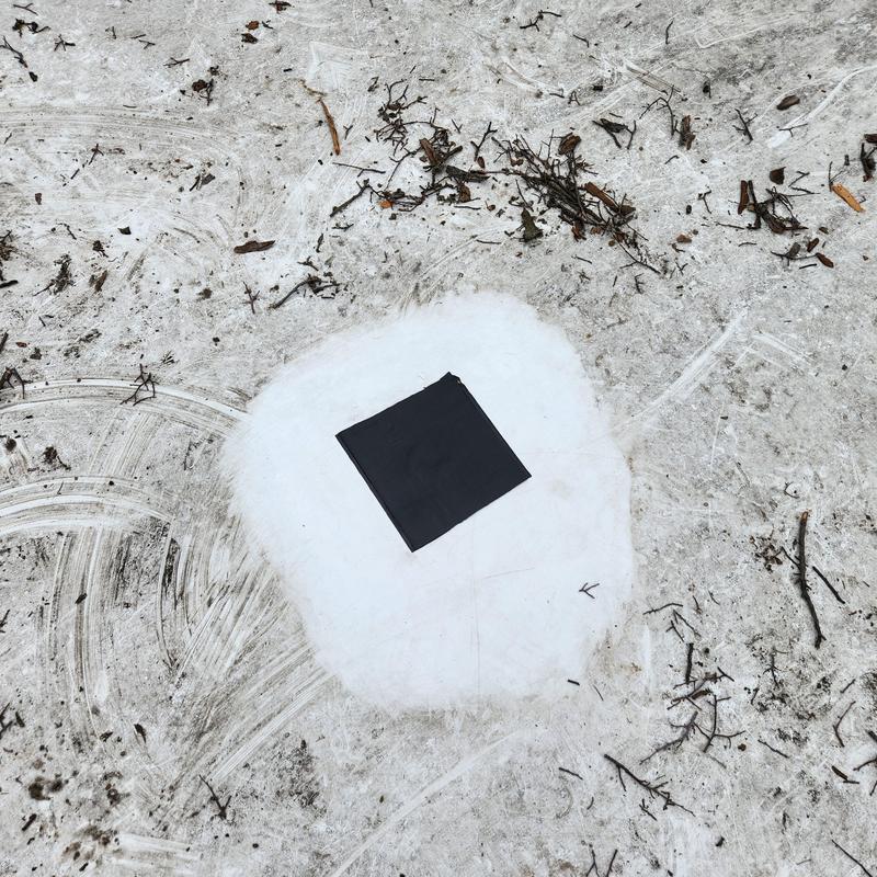 TPO roof heat patch sealing central leak area