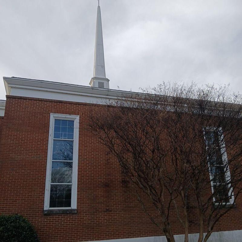 Church steeple flashing and shingles installation East Memphis