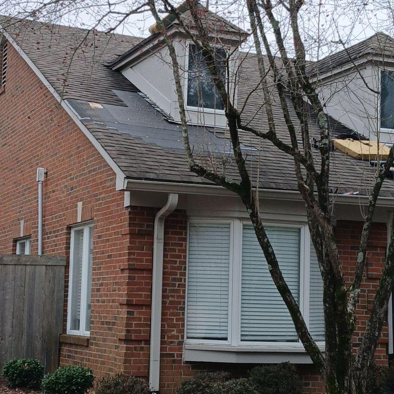 Dormer roof flashing with new asphalt shingles